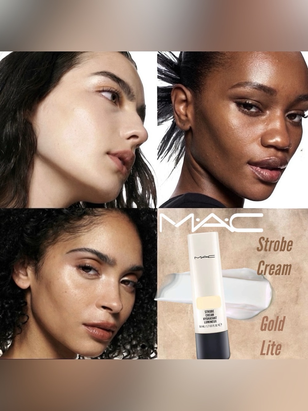 ✨ MAC Strobe Cream – Goldlite • Full Size • Brand New • Authentic • Illuminating